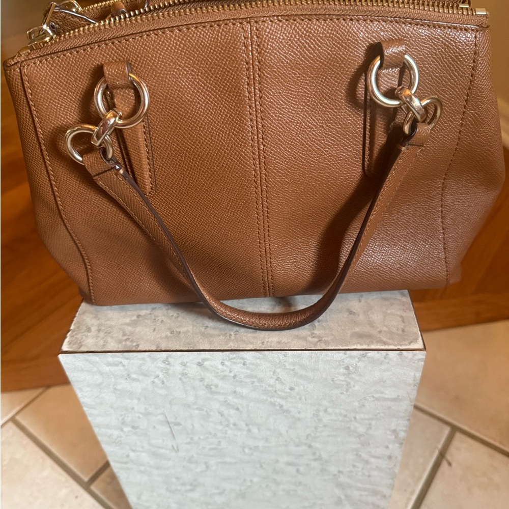 Coach Brown Satchel - Picture 2 of 3